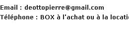 Bonjour Madame, Monsieur,

Je recherche un box à l'achat ou en location dans la résidence Les arcades , rue Camille Desmoulins ou bien à proximité .
Je suis à votre disposition sur le mobile 07 86 12 02 93.

Bien cordialement,
Pierre Deotto - vilogi.com
